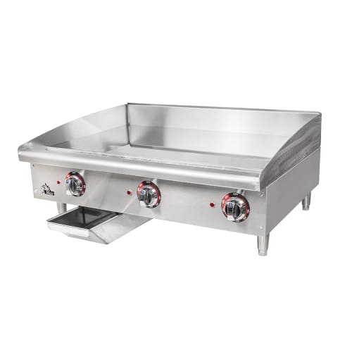 Star 536CHSF 36" Electric Griddle w/ Thermostatic Controls - 1" Chrome Plate, 208-240v