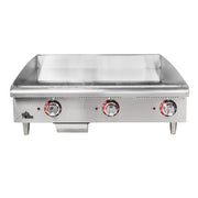 Star 536CHSF 36" Electric Griddle w/ Thermostatic Controls - 1" Chrome Plate, 208-240v