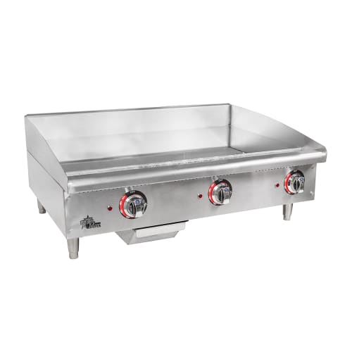 Star 536CHSF 36" Electric Griddle w/ Thermostatic Controls - 1" Chrome Plate, 208-240v