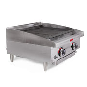 Star 6024CBF 24" Gas Charbroiler - Cast Iron Grate, Adjustable Control Valve