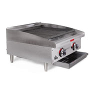Star 6024CBF 24" Gas Charbroiler - Cast Iron Grate, Adjustable Control Valve