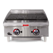 Star 6024CBF 24" Gas Charbroiler - Cast Iron Grate, Adjustable Control Valve