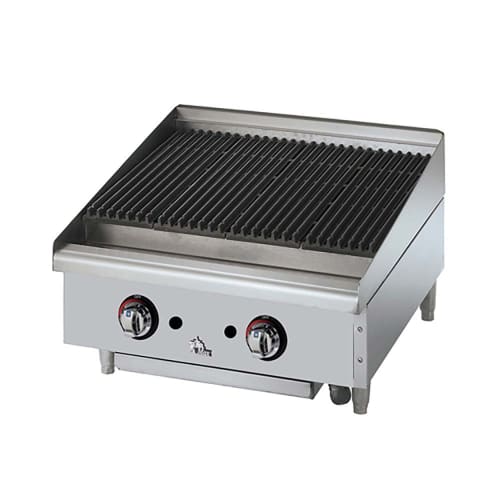 Star 6024CBF 24" Gas Charbroiler - Cast Iron Grate, Adjustable Control Valve