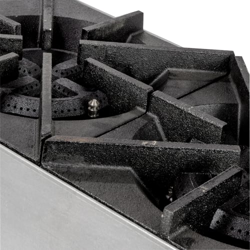 Star 602HF 12" Gas Hotplate w/ (2) Burners & Manual Controls, Convertible
