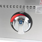 Star 602HWF 24" Gas Hotplate w/ (2) Burners & Manual Controls, Convertible