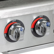Star 604HF 24" Gas Hotplate w/ (4) Burners & Manual Controls, Convertible