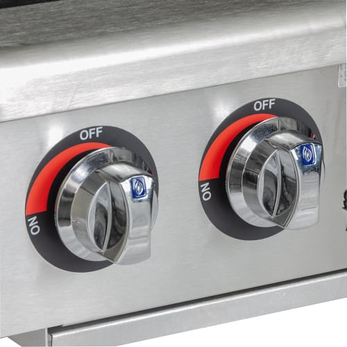 Star 604HF 24" Gas Hotplate w/ (4) Burners & Manual Controls, Convertible