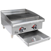 Star 6124RCBF 24" Gas Charbroiler - Adjustable Manual Controls