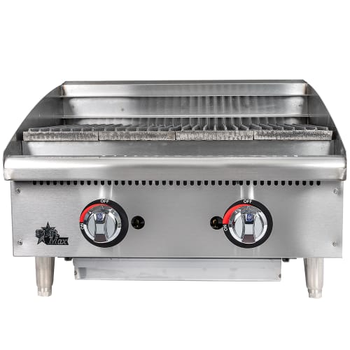 Star 6124RCBF 24" Gas Charbroiler - Adjustable Manual Controls