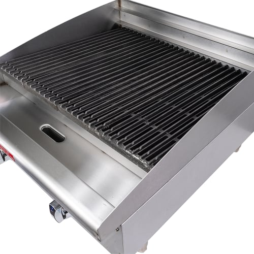 Star 6124RCBF 24" Gas Charbroiler - Adjustable Manual Controls