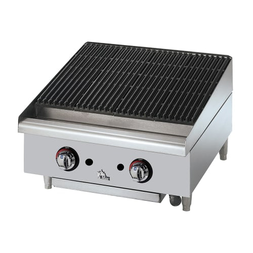 Star 6124RCBF 24" Gas Charbroiler - Adjustable Manual Controls