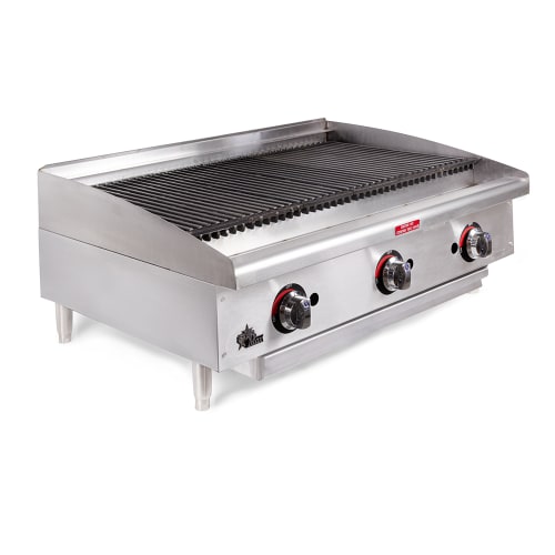 Star 6136RCBF 36" Gas Charbroiler - Adjustable Manual Controls