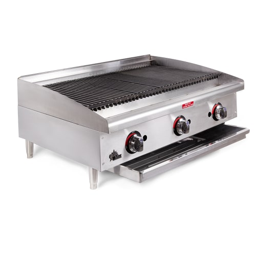 Star 6136RCBF 36" Gas Charbroiler - Adjustable Manual Controls