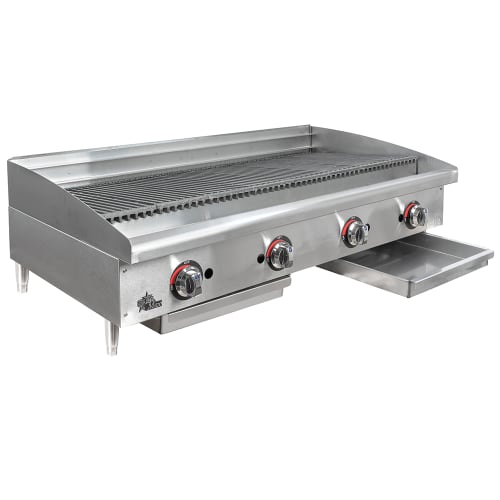 Star 6148RCBF 48" Gas Charbroiler - Adjustable Manual Controls