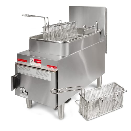 Star 615FF Countertop Gas Fryer - (1) 15 lb Vat, Natural Gas