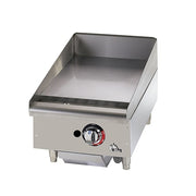 Star 615TF 15" Gas Griddle w/ Thermostatic Controls - 1" Steel Plate, Convertible