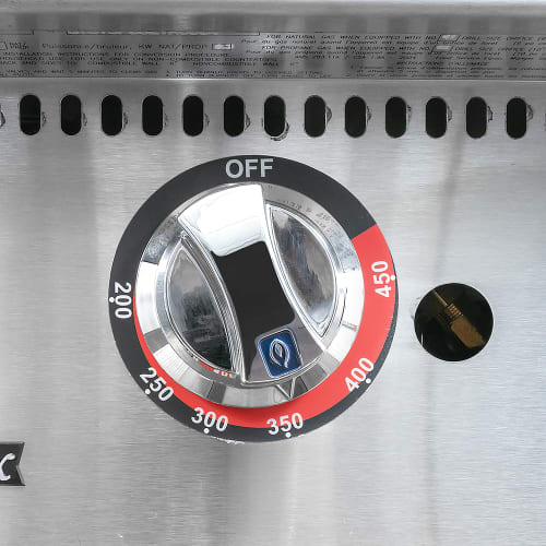 Star 615TF 15" Gas Griddle w/ Thermostatic Controls - 1" Steel Plate, Convertible