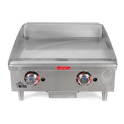Star 624TF 24" Gas Griddle w/ Thermostatic Controls - 1" Steel Plate, Convertible