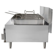 Star 630FF Countertop Gas Fryer - (1) 30 lb Vat, Twin Baskets, Natural Gas