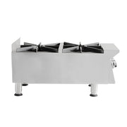 Star 802HA 12" Gas Hotplate w/ (2) Burners & Manual Controls, Convertible
