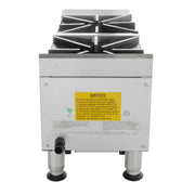 Star 802HA 12" Gas Hotplate w/ (2) Burners & Manual Controls, Convertible