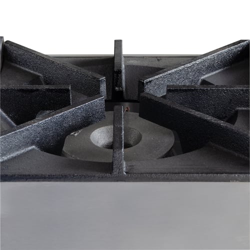 Star 802HA 12" Gas Hotplate w/ (2) Burners & Manual Controls, Convertible