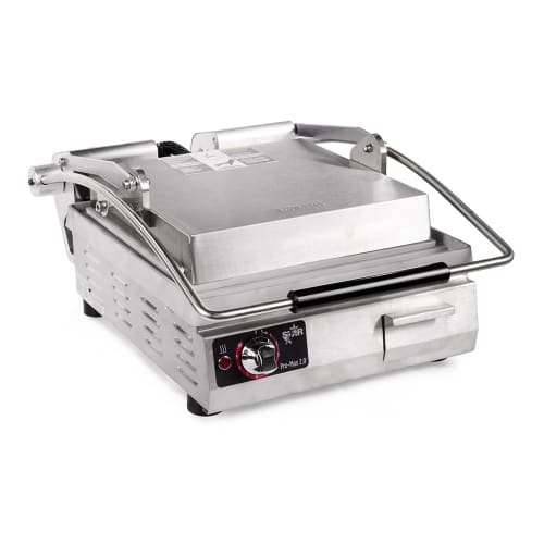 Star PST14 Single Commercial Panini Press w/ Aluminum Smooth Plates, 120v