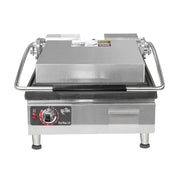Star PST14I Single Commercial Panini Press w/ Cast Iron Smooth Plates, 120v