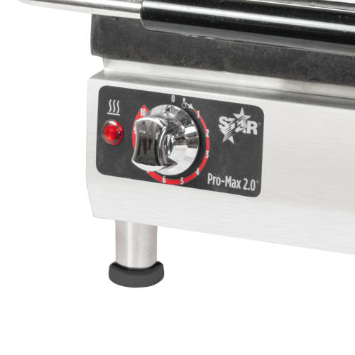 Star PST14I Single Commercial Panini Press w/ Cast Iron Smooth Plates, 120v