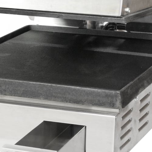 Star PST14I Single Commercial Panini Press w/ Cast Iron Smooth Plates, 120v