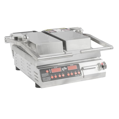 Star PST14D Double Commercial Panini Press w/ Aluminum Smooth Plates, 120v