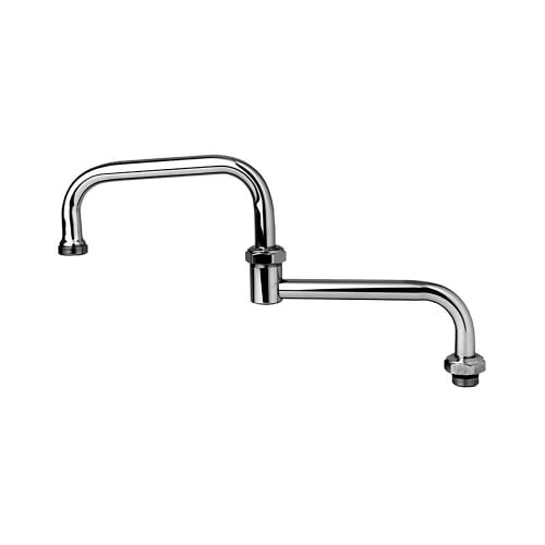 T&S 068X Double Joint Nozzle, 12" Back, 6" Front, 18" Total Length