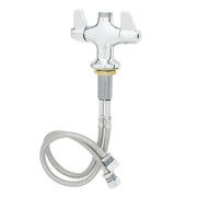 T&S 5F-2SLX00 Deck Mount Faucet Less Nozzle, Single Hole Base