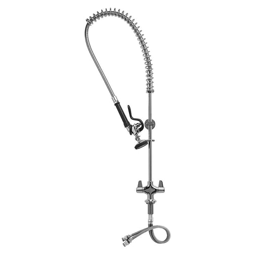 T&S 5PR-2S00 34 1/4"H Deck Mount Pre Rinse Faucet - 1.15 GPM, Base with Nozzle