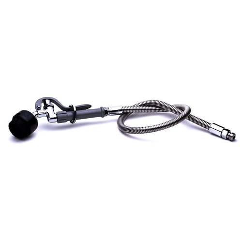 T&S B-0106 Pre-Rinse Brush Spray Unit w/ Auto-Shut Off & 3 ft Flexible Hose