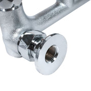 T&S B-0665-BSTR Service Sink Faucet, Vacuum Breaker Nozzle, Rough Chrome