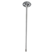 T&S B-0665-BSTR Service Sink Faucet, Vacuum Breaker Nozzle, Rough Chrome