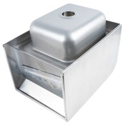 Splash Wall Mount Commercial Hand Sink w/ 9"L x 11"W x 5"D Bowl, Side Splashes (HS-GF-SS-9-9-5)
