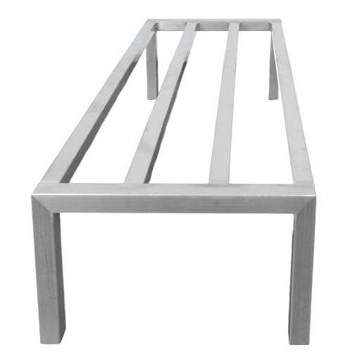 Winco ADRK-2048 48" Stationary Dunnage Rack w/ 1500 lb Capacity, Aluminum