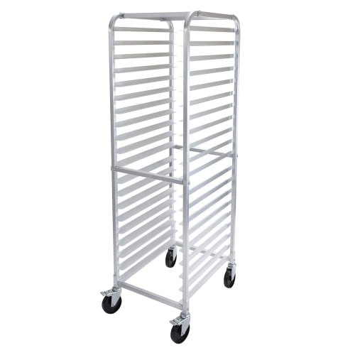 Winco ALRK-20BK 20 1/4"W 20 Sheet Pan Rack w/ 3" Bottom Load Slides