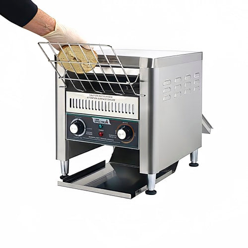 Winco ECT-300 Conveyor Toaster - 300 Slices/hr w/ 2 1/2" Product Opening, 120v