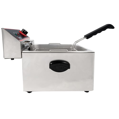 Winco EFS-16 Countertop Electric Fryer - (1) 16 lb Vat 120v