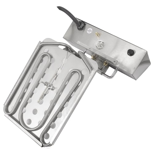 Winco EFT-32 Countertop Electric Fryer - (2) 16 lb Vats, 120v