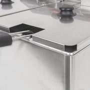 Winco EFT-32 Countertop Electric Fryer - (2) 16 lb Vats, 120v