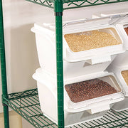 Winco VEXS-2436 36" NSF 4-Tier Epoxy Coated Wire Shelf Kit - 24"W, 72"H