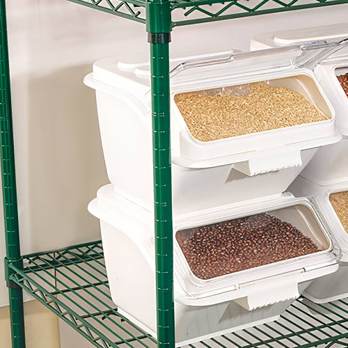 Winco VEXS-2436 36" NSF 4-Tier Epoxy Coated Wire Shelf Kit - 24"W, 72"H