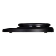 San Jamar SCDG11BK Escali 11 lb Round Digital Scale - 8 1/2" x 6", Charcoal