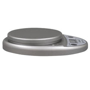 San Jamar SCDG11M Escali 11 lb Round Digital Scale - 8 1/2" x 6", Metallic