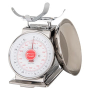 San Jamar SCDLB2 Escali 2 lb Dial Scale w/ Removable Platform - 6" x 6", Stainless