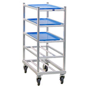 New Age 16"W 5 Platter Pan Rack w/ 7 1/4" Bottom Load Slides (1354)